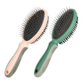 Factory Wholesale Custom Logo Double Sided Dog Massage Hair Brush Cat Pet Pin Grooming Brush