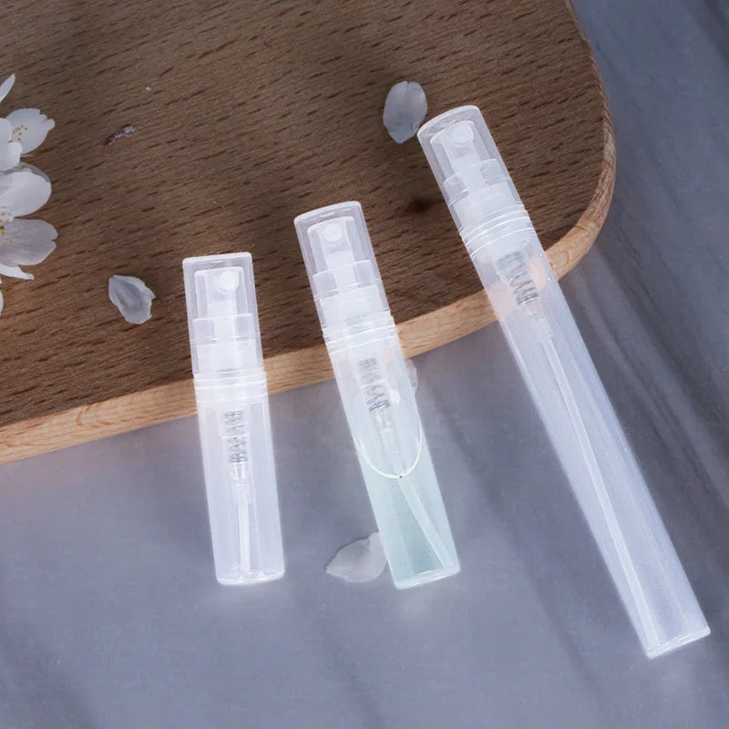 Luxury 2ml 5ml 8ml 10ml Atomizer Plastic Perfume Sample Bottles Cosmetic Glass Perfume Gift Bottle