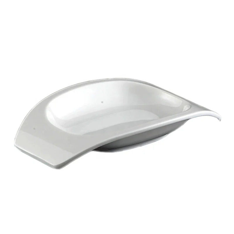 Unbreakable Commercial Restaurant Dinnerware Salad Serving 8.5 Inch White Melamine Plate