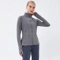 Women  Zipper Long Sleeve Equestrian Clothing Zip Pockets Horse Riding Jacket for Ladies