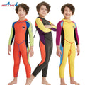 DIVE&SAIL Wholesale Wetsuits 2.5MM Diving Suit Boys Neoprene Wet Suit One Piece Warm Back Zipper Kids Neoprene Wetsuit