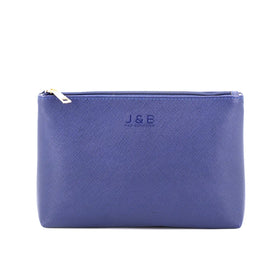 Eco Saffiano PU Leather Cosmetic Bag Make up Bags with Logo Stamping Custom Travel Bags Zipper Brush Organizer Pouch