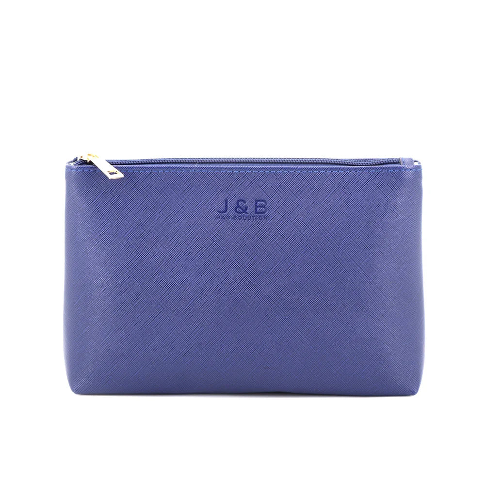 Eco Saffiano PU Leather Cosmetic Bag Make up Bags with Logo Stamping Custom Travel Bags Zipper Brush Organizer Pouch