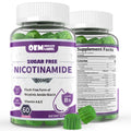 Sugar Free Nicotinamide 500mg Gummies NAD+ Gummies Vitamin B3 Niacinamide Supplement for Energy Metabolism Healthy Aging