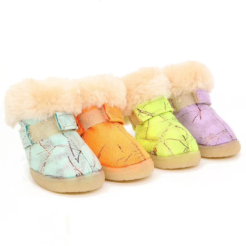Wholesale Large Size Running Snow Winter Dog Shoes