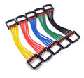 Wholesale TPR Five Tube Chest Expander  Detachable Resistance Bands Pull Rope