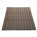 Easy Assemble DIY Flooring Pool Interlocking WPC Decking Tiles