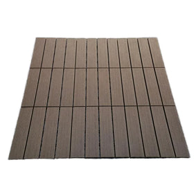 Easy Assemble DIY Flooring Pool Interlocking WPC Decking Tiles