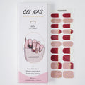 2026 Wholesale Semi Cured Gel Nail Strip Stickers Non-Toxic Long Lasting Semi Cured Gel Nail Wraps