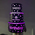 Customized Logo 3 LED CAKE Bottle Service Presentation Custom Logo Vip Bottle Presenter VIP LED Birthday Cake Bottle