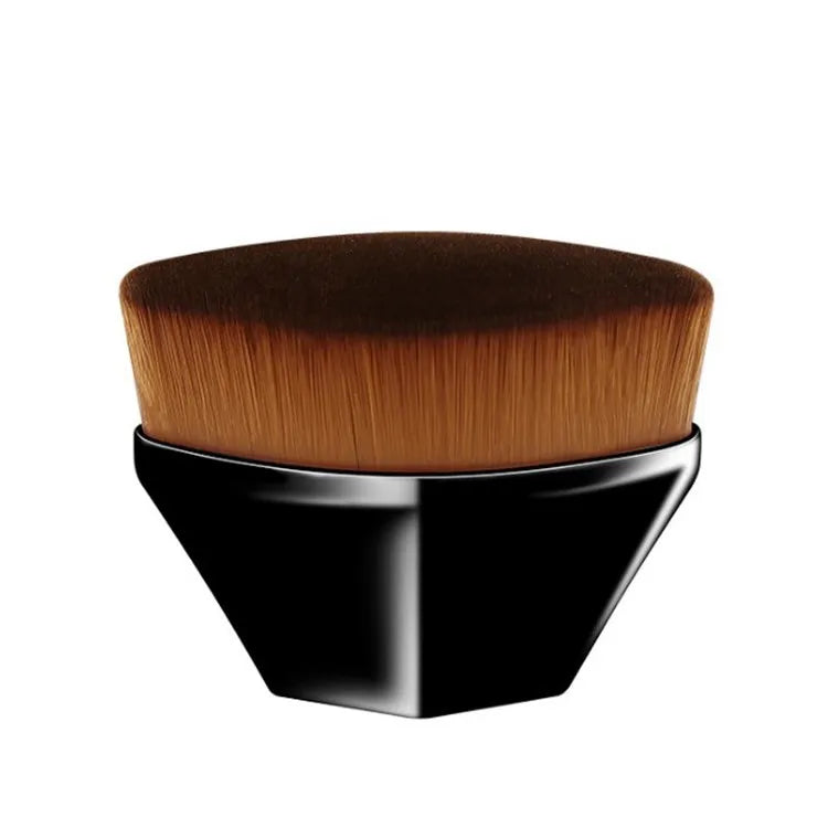 FX-T138 Large Hexagon Liquid & Powder Foundation Brush Magic Makeup Tool with Protective Case & Synthetic Plastic Handle