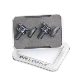 IRONDONKEY Bicycle Titanium Bolt Square Hole Central Shaft Fixing Screw Crank Arm Bolt BMX Cranks Bolts Titanium Bicycle Parts