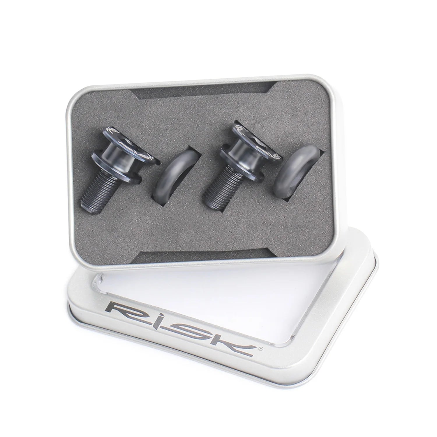 IRONDONKEY Bicycle Titanium Bolt Square Hole Central Shaft Fixing Screw Crank Arm Bolt BMX Cranks Bolts Titanium Bicycle Parts