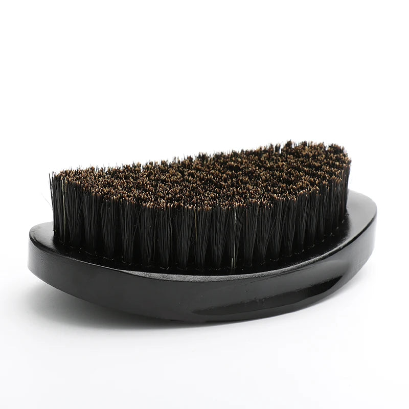 Top Selling Natural Wooden 100% Boar Bristles/Bamboo Fiber Men Wooden Beard Brush