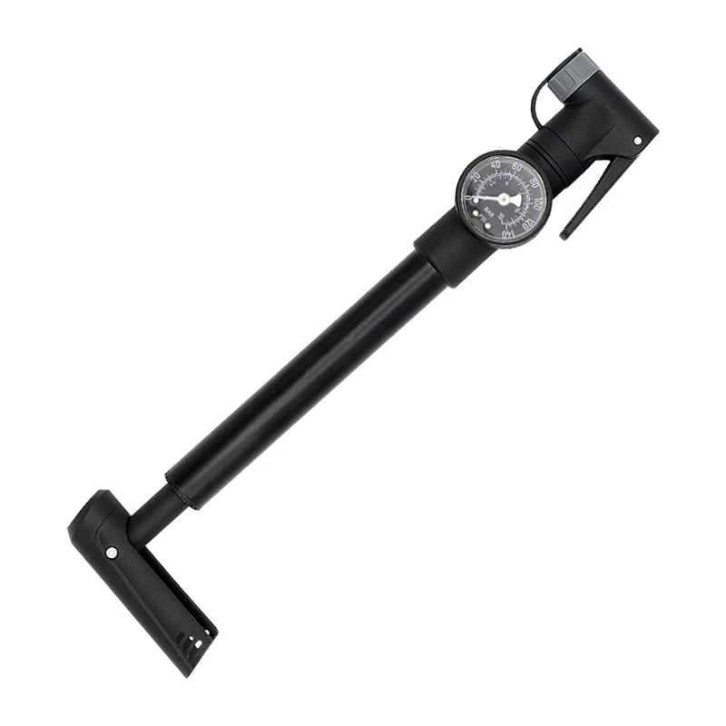 ZOYOSPORTS High-pressure MTB Aluminum Alloy Pump with air Gauge Road Bike Hand Pump Portable Cycling Pump