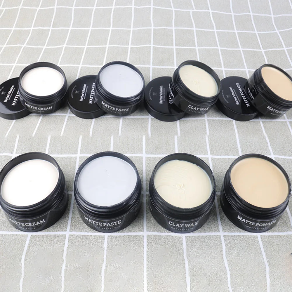 Oem Private Label Men Styling Paste Clay mens Healthy Natural Hair Clay Products