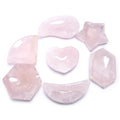 natural gemstone Rose Quartz Polished Carved Ashtray or Bowl Folk Crafts