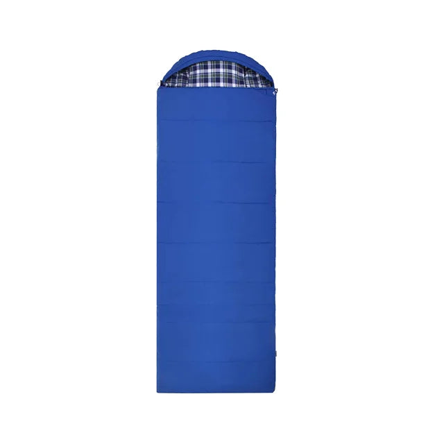 Woqi 215*75cm Adults Lightweight Warm Envelop Silk Cotton Sleeping Bag with Carry Bag for Camping