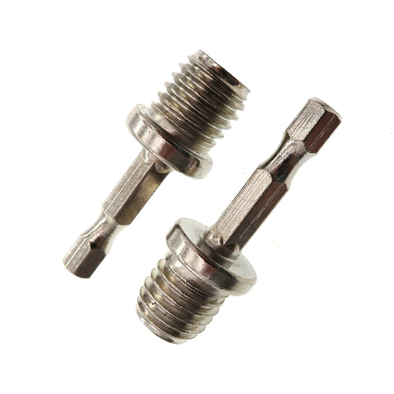 46mm M14 Thread Drill Adapter Quick Change Drill Extension Connection Rod with 6mm Shank for Back Sander Tool Accessories