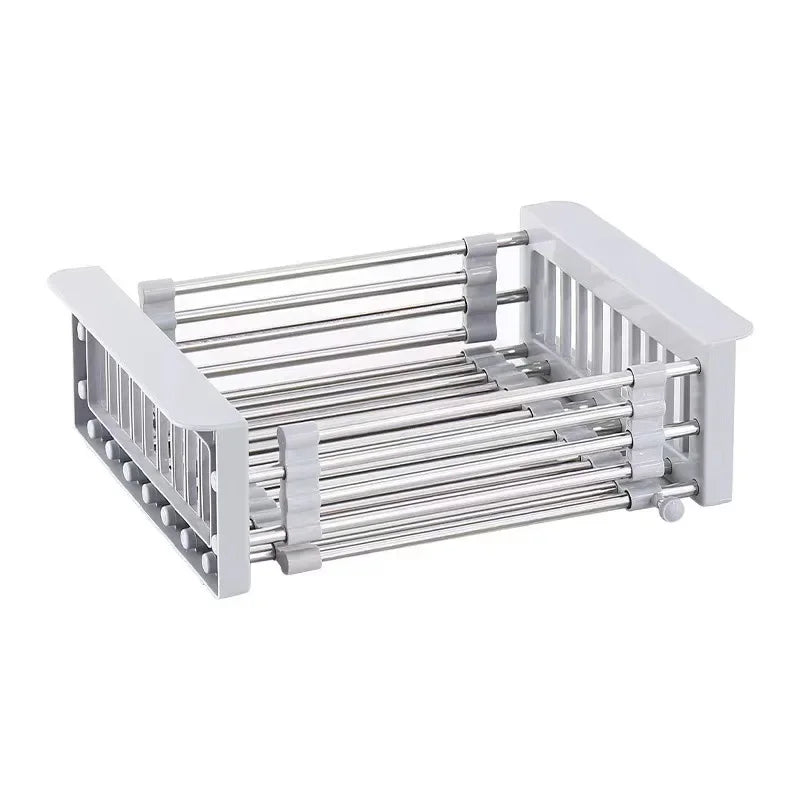 Metal Black Home and Kitchen Accessories Expandable Collapsible Dish Drying Rack