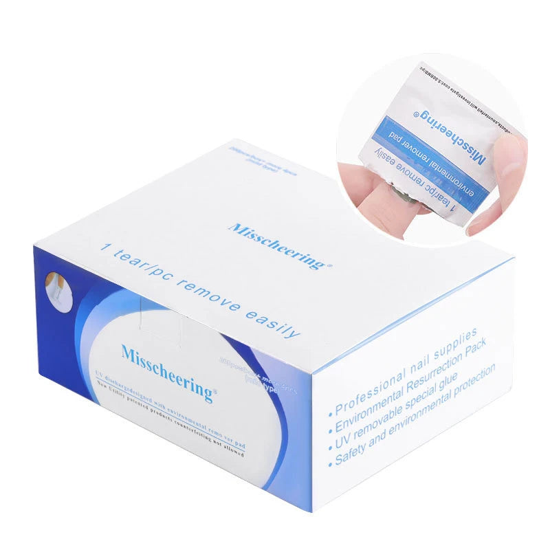 50/100/200pcs Nail Polish Remover Foil Alcohol Pack Nail Art Cleaning Wipe Disposable Disinfection Swab Pads Degreaser for Nails
