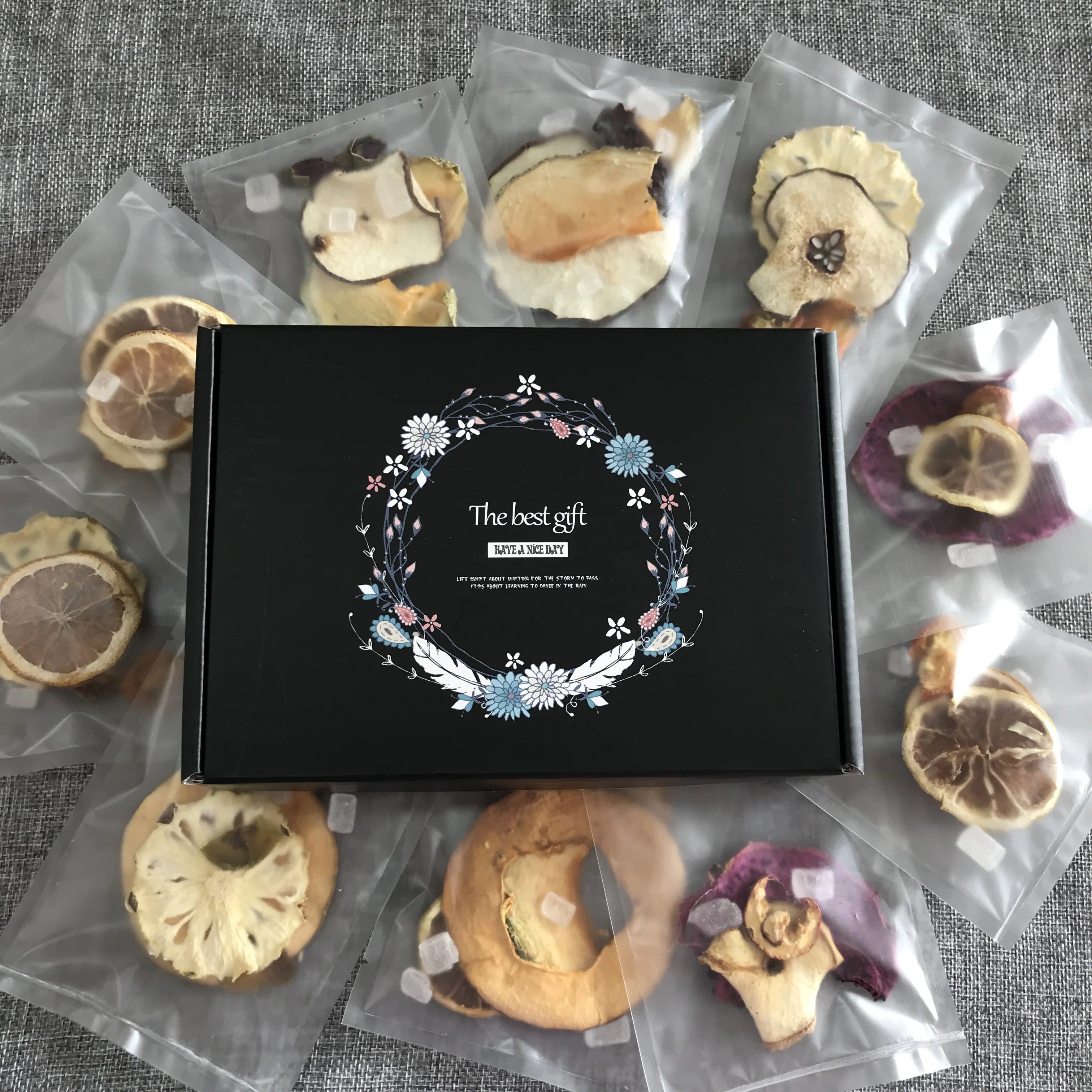 MD01N Wholesale Handmade Dried Mix Fruit with Gift Box