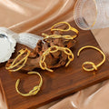 Simple Knotted Summer Stainless Steel Cuff Bracelet Women Rose/Gold Metal Bangle Weddings  Jewelry