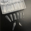 120Pcs Box + Silicone Guide Set Wholesale With French Line Dual Form UV Acrylic Nail Art Tips Nail Dual Forms