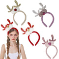 New Christmas Decorative Loute Antlers Headband Adult Children's Holiday Party Decoration Christmas Headband Supplies
