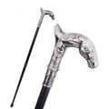 British Retro Walking Stick Metal Ornaments Metal Horse Head Walking Canes Gentleman's Stick 30 Alloy Fashion Hiking 93
