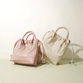 Low MOQ Private Label Genuine Leather Bag Factory Direct Leather Hobo Bag Cowhide Crescent Shoulder Purse for Emerging Brands