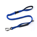 Custom Heavy Duty Pet Training Dog Lead Reflective Nylon Bungee Elastic Dog Leash