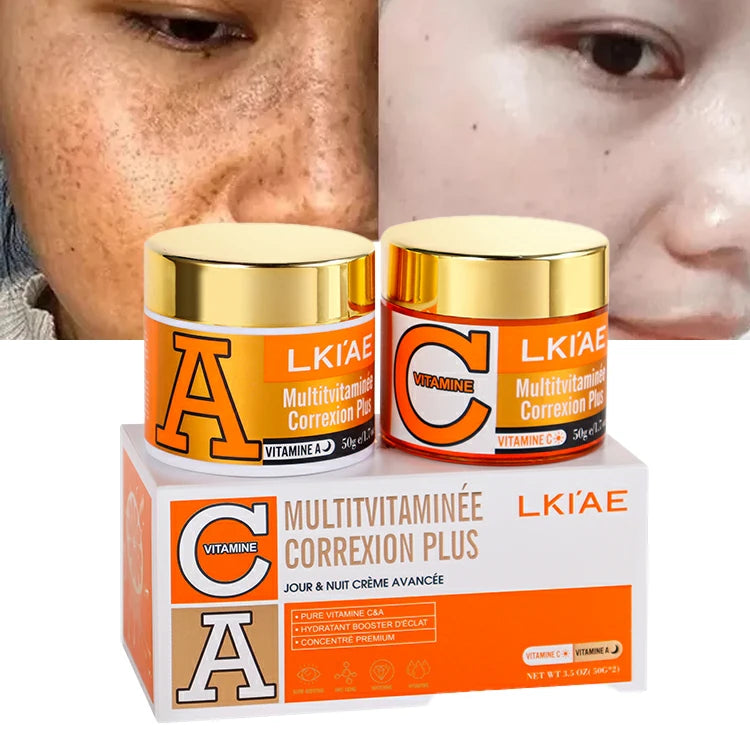 Stable Supply Vegan Long Lasting Vitamin C&E Niacinamide Pore Shrinking Anti Aging Hydrating Glowing Face Cream for Daily Use