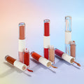 Wholesale 48 Colors Double Head DIY Lipgloss Waterproof Matte Liquid Lipstick High Pigment Vegan Glossy Lip Gloss Private Label