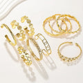 Bisuterias Oro Women's 18K Gold Plated Bracelet Copper Alloy Simple Design Wholesale Jewelry Bracelet Bangles Wholesale