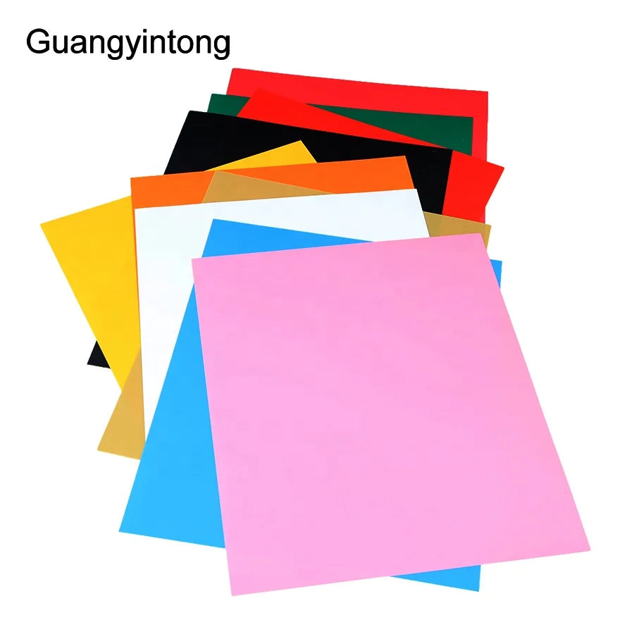 Guangyintong PU Cheap Heat Transfer Vinyl Best Environmentally Multi Colors High Quality Thermal Press Paper for Garment Print