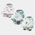 Kangobaby Lightweight Infant Car Seat Cover Breathable milkfiber Baby Carrier Canopy for Boys Girls for Baby Nursing