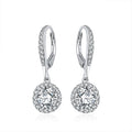 RINNTIN SE243 Joyas De Plata Trendy Jewelry Fashion Earrings Zirconia Women Jewelry 925 Sterling Silver Wedding Earrings