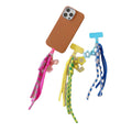 Multicolor Pentagram Personality Pendant Phone Lanyard Trendy New Small Woven Belt for Parties