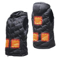 Women's Heated Vest Puffer Lightweight Vest With Battery Pack Winter Men Ladies Self Heated Vest