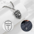 Merryshine 925 Sterling Silver 8.56g Weight protection Amulets Fine Jewelry Saint George Pendant Necklace  for Men
