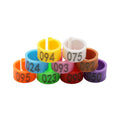 Low Price Open Split 8*7mm Bird Foot Bands Pigeon Parrot Foot Clip Ring Plastic Pigeon Foot Ring with Serial No 1-100