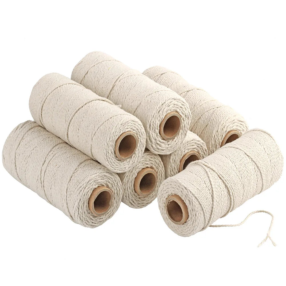 1.1 mm Wholesale Colorful Cotton Rope Macrame Cord for Diy Decorative