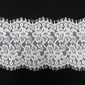 Elegant Eyelash Lace Embroidered Bridal Lace Trim White With Cord LT2170B