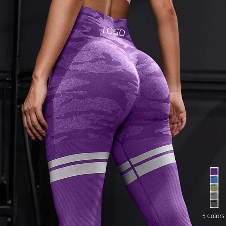 Factory Low Price Scrunch Booty Push up Ladies Clothing Gym Fitness Active Wear High Waisted Pants Seamless Yoga Leggings