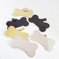 Wholesale Custom Durable Funny Sublimation Blank Name Metal Brass Dog Id Tags Aluminum Stainless Steel Id Plate for Engraving