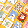 Cheap School Cute Cartoon Kawaii Kids Spiral Mini Pocket Notebooks with Window