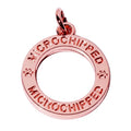 Hot Designer Keyring Tags Brand Logos Necklace Adjustable Engraving Name Pendant for Female Jewelry