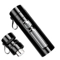 FX Factory Custom Logo Portable Stainless Steel Tea Maker Bottle Double Wall Glass With Water Separation Filter Sports Promotion