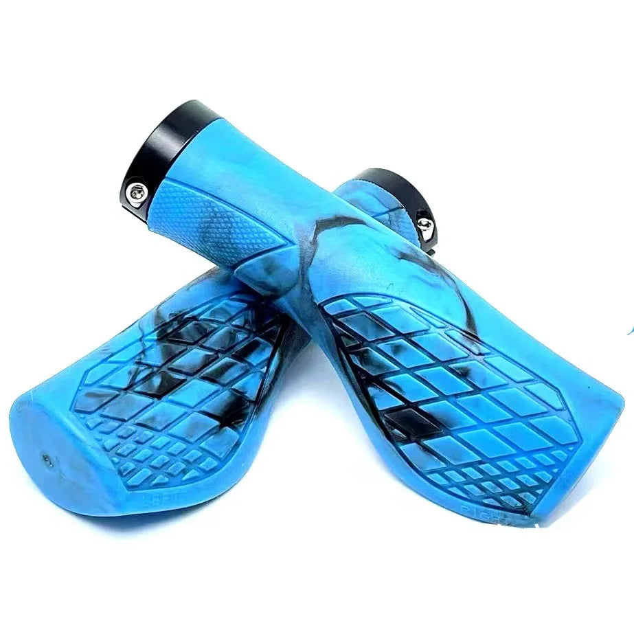Single Lock-On Ring Collar for MTB BMX Non-Slip Grip Mountain Bike Handlebar Grips with Anti-Slip Feature for Road Bicycles